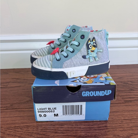 Ground Up Kids Sneakers - Light Blue - Picture 1 of 6